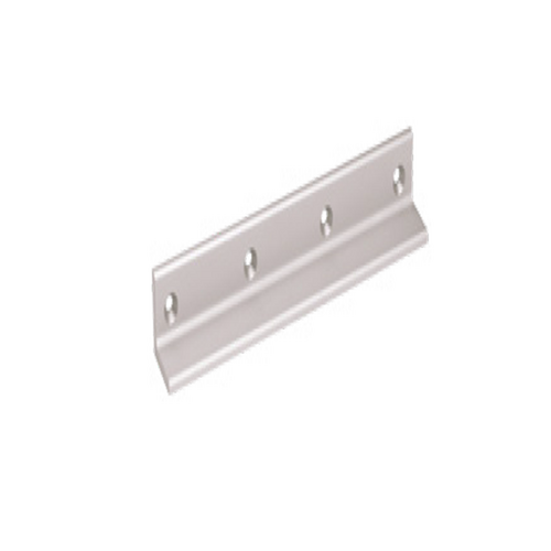 Security Door Controls 1575-BK-V Angle Bracket for 1575, 2in x 2-3/8in x 8-11/16in, 628/US28 Satin Aluminum