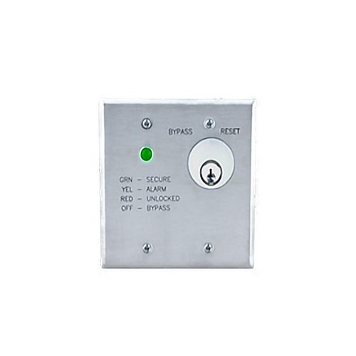Security Door Controls 101-1AK Single Door Indicator for Delayed Egress with Key Switch and Audible Alarm