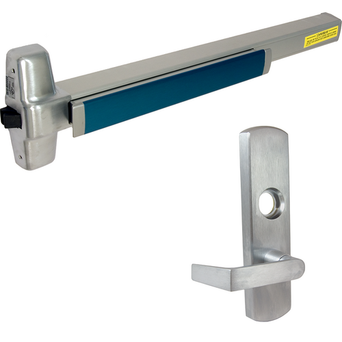 Von Duprin 98L-F-626-48-LHR 06 Fire Rated Rim Exit Device 996L-06 Lever Trim LHR 48in No Dogging Satin Chrome