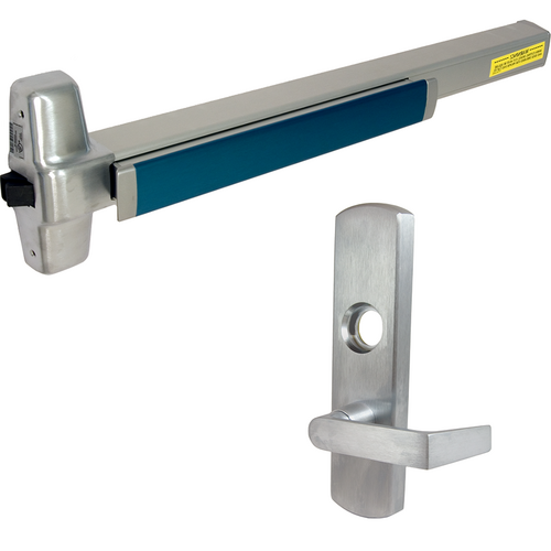 Von Duprin 98L-F-626-48-RHR 06 Fire Rated Rim Exit Device 996L-06 Lever Trim RHR 48in No Dogging Satin Chrome
