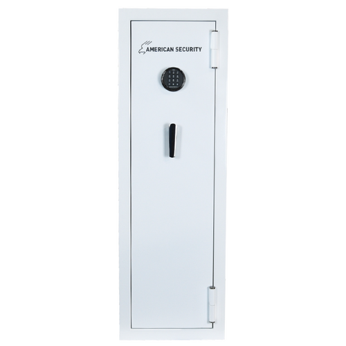 Amsec JS5517-E5 Jewelry Safe, 30 Min Fire, ESL5 Keypad, 5 Drawers, White/Black Nickel, 286lbs