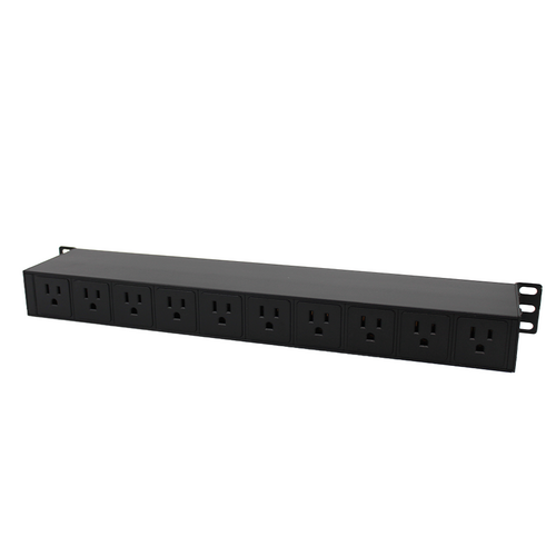 Wavenet PDU1012M-24 PDU Rack Mount Power Distribution Unit - 1.5U, 12 Outlets, 15 Amp, Surge