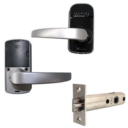 Paxton Access 900-625BL-US 2-3/4 KIT - PaxLock Pro, Galaxy, Black with 901-052-US 2-3/4in Latch.