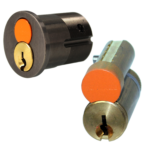 Schlage 20-062ICC613 50-231 FSIC Mortise Cylinder Housing Kit, C Core, Adams Rite Cam, Oil Rubbed Bronze