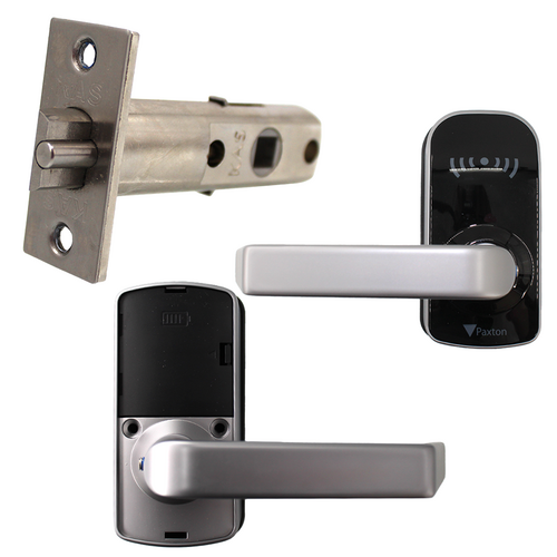 Paxton Access 900-635BL-US 2-3/8 KIT - PaxLock Pro, Eclipse, Black with 901-051-US 2-3/8in Latch