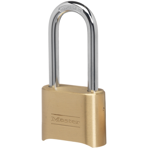 Master Lock 175DLH Carded Resettable Brass Padlock 2-1/4in