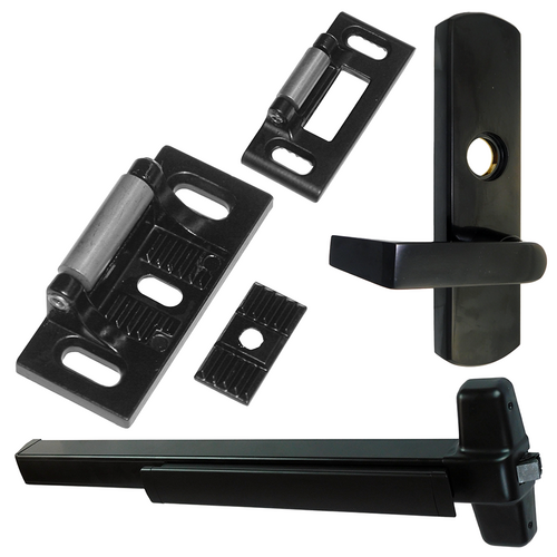 Von Duprin 98L-711-36-LHR 06 264 KIT - Rim Exit Device 996L-06 Lever Trim, LHR, 36in, Grade 1, Flat Black