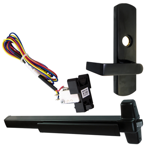 Von Duprin RX-98L-711-36-LHR 06 KIT - RX Rim Exit Device 996L-06 Lever Trim LHR 36in Hex Dogging Grade 1 Black
