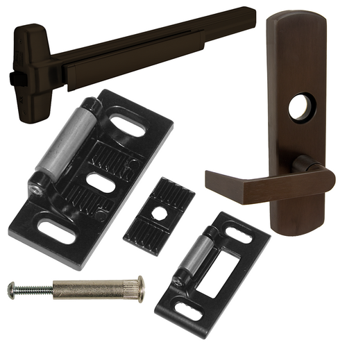Von Duprin 98L-710-48-LHR 06 264 SNB Rim Exit Device 996L-06 Lever Trim LHR, Grade 1, Dark Bronze, 48in, Hex Dogging