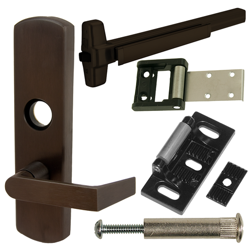 Von Duprin 98L-710-48-RHR 06 1439 SNB Rim Exit Device Kit 996L-06 Lever Trim RHR, Grade 1, Dark Bronze, 48in