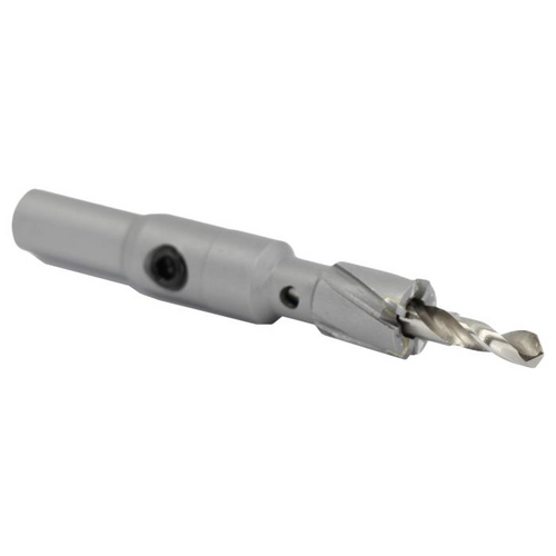 Drill America CTH0875 7/8in Carbide Tipped Hole Cutter, 1in Cut Depth, 1/2in Shank