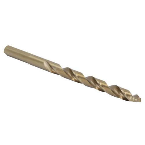 Drill America GSC1/4 1/4in Cobalt Drill Bit, 135 Split Point, 3-Flat Shank (GSC29J-PC Set)