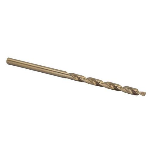 Drill America GSC1/8 1/8in Cobalt Stepped Point Drill Bit, 135 Split Point, Round Shank
