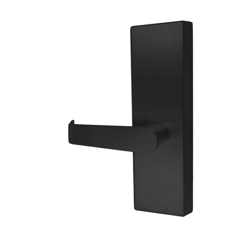 Marks Hardware MESC600N/10B (19 BLACK) Exit Trim - Reversible Passage Lever Escutcheon, Flat Black Powder Coat