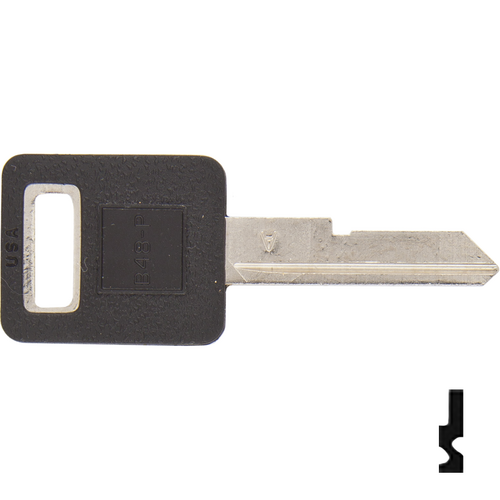Dormakaba B48-P GM Key 593196 P1098A-P