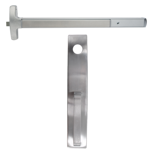 Falcon Lock F25R-NL-US26D-36 Fire Rated Rim Exit Device 512NL, 36in, Grade 1, Satin Chrome