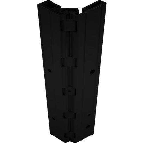 ABH A570HDB083 Heavy Duty Full Surface Geared Continuous Hinge, 83in, Black Anodized