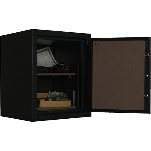 Amsec BF2116-LTE-BK-E1 B-Rate 60 Min Fire Safe, Black Textured, ESL10 Electronic Keypad, 476lbs