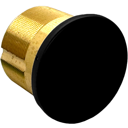 GMS M100-D-19 Dummy Mortise Cylinder 1in Black, 622/US19 Matte Black