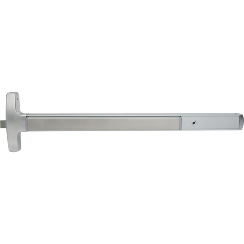 Falcon Lock F25R-EO-US26D-48 Fire Rated Rim Exit Device, 48in, Less Dogging, 299F Strike, Satin Chrome