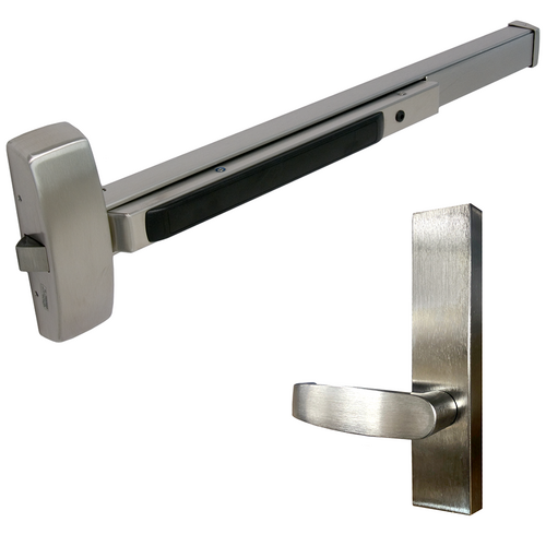 Sargent 8815G-ETL-32D LHR KIT - 8800 Rim Exit Device, Passage Lever Trim, Non-Keyed, LHR, 48in, Grade 1