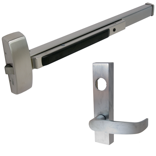 Sargent LC-8804G-ETL-32D RHR KIT 8800 Series Rim Exit Device, Nightlatch Lever Trim, Grade 1, RHR Right Hand
