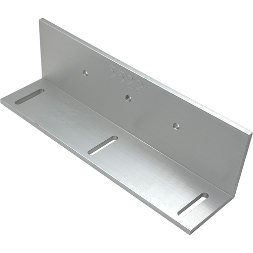 Security Door Controls 1576-AB-V Armature Mounting Bracket for 1576 Sliding Gates, Satin Aluminum, 2-3/4