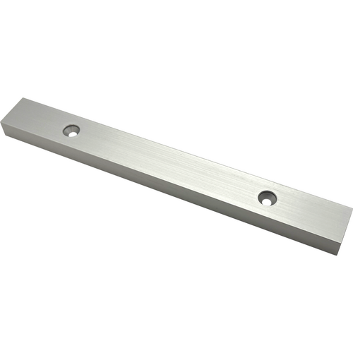 Security Door Controls FP15-V Filler Plate for 1511 Series Maglocks, 5/8in x 1-1/4in x 11in, Satin Aluminum