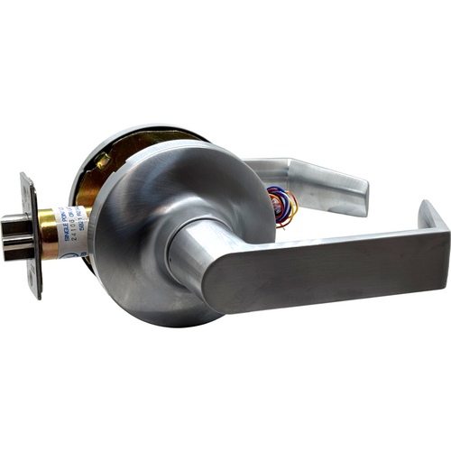 Security Door Controls Z7252-E5-Q Electrified Cylindrical Lockset, 7-Pin SFIC, Fail Secure, Dual Voltage, Grade 1