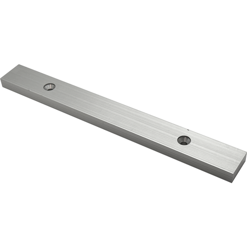 Security Door Controls FP14-V Filler Plate for 1511/1571 Maglocks, 1/2in x 1-1/4in x 11in, Satin Aluminum