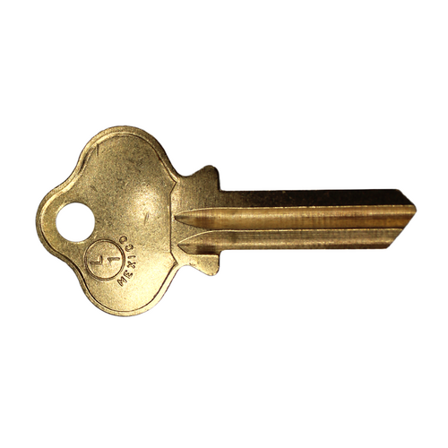 JMA LWO-4DE-BR L1 1004 B308 Lockwood Key Blank Brass