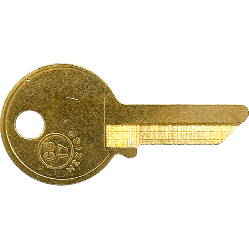 JMA CHI-13DE-BR DKP1 KP1 CG17 1041Y Chicago Key Blank Brass