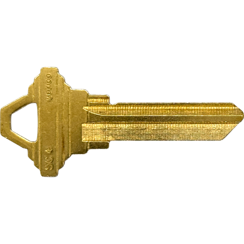 JMA SLG-4E-BR-250 35-101C-NS SC4 A1145 Schlage C Key Blank 6-Pin Brass Bulk Pack