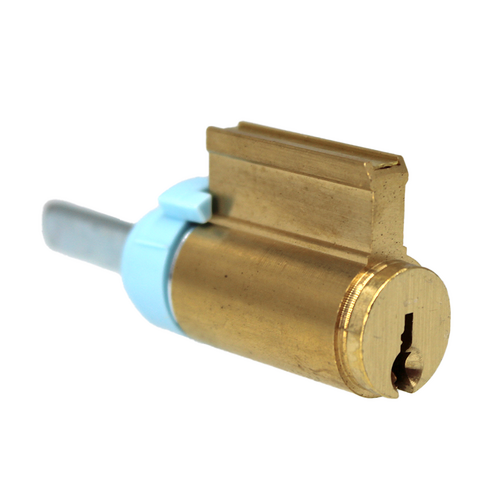 Sargent C10X-1-LA-US4 Cylinder for 10X-Line Lever Lock, 1-Bitted, LA Keyway, 606/US4 Satin Brass