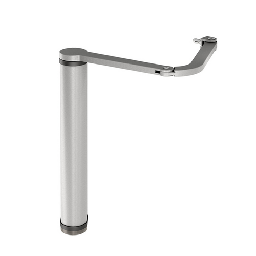 Locinox USA VENUS-A-SILV Motorized Gate Closer with Articulated Arm for Pedestrian Swing Gates - Black