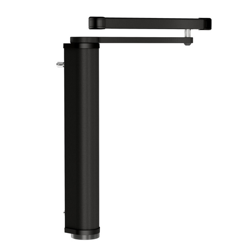 Locinox USA VENUS-S-9005 Motorized Gate Closer with Sliding Arm for Pedestrian Swing Gates - Black
