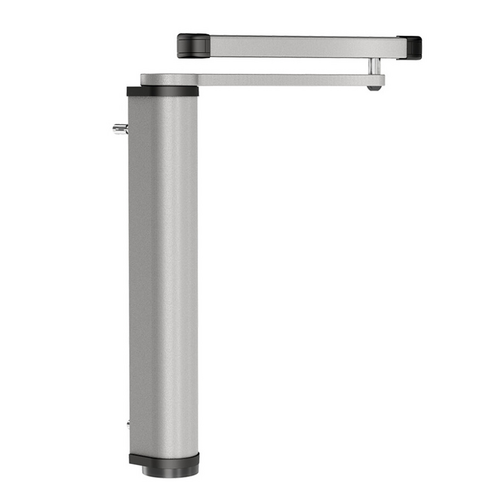 Locinox USA VENUS-S-SILV Motorized Gate Closer with Sliding Arm for Pedestrian Swing Gates - Silver