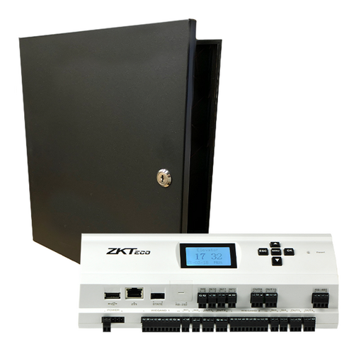 ZKTeco EC10-BUN Elevator Control Panel Bundle w/Metal Cabinet, Power Supply