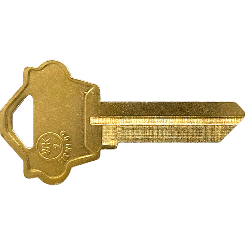 JMA WES-1DE2.0-BR WK2 1175N 12344 Weslock Key Blank Brass