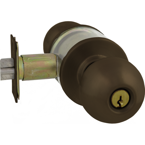 Arrow Lock RK17BD613E-CS-2 3/8 BS Schlage Classroom Ball Knob, C Keyway, 2-3/8