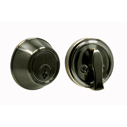 Weslock 471AB Single Cylinder Deadbolt US5 Grade 2
