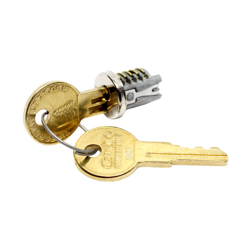 Compx C200LP-KA100T-8 Timberline Lock Plug Old English