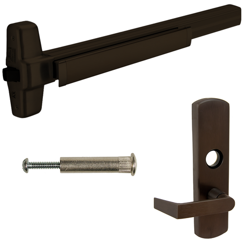 Von Duprin 98L-710-36-LHR 06 SNB Rim Exit Device KIT 996L-06 Lever Trim LHR Hex Dogging Grade 1 Dark Bronze