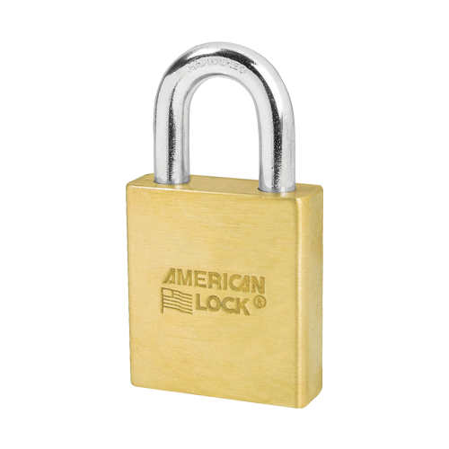 American Lock A3700D045KZ Padlock Schlage C-Cylinder Brass 2in