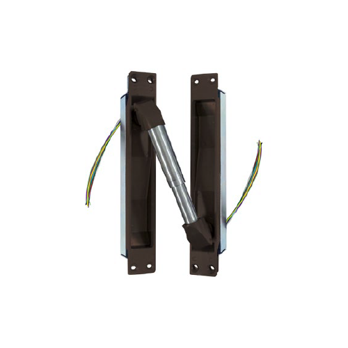 Security Door Controls PTM-10BZ Concealed Mortise Power Transfer, 10 Conductor, 1 Amp, Dark Bronze, Pre-Wired