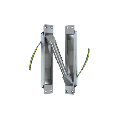 Security Door Controls PTM-10AL Concealed Mortise Power Transfer, 10 Conductor, Pre-Wired, Aluminum Finish