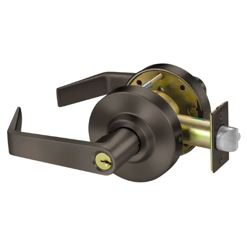 Arrow Lock QL82SR613E-SIC 2-3/4 BS Schlage Sierra Lever, IC Less Core, 2-3/4in Backset, Grade 1, Dark Bronze