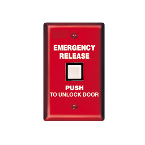 Security Door Controls CB401-B Communicating Bathroom Push Button Controls, Stainless Steel, 630/US32D