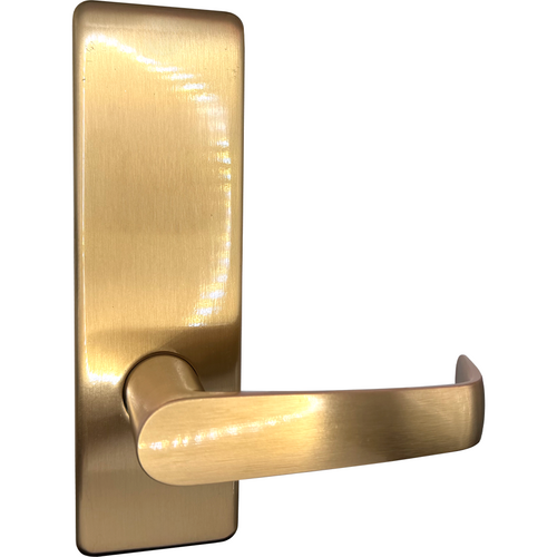 Corbin Russwin ML2030 NSM 612 D134 M31 Newport Lever with M Escutcheon, ML2030 Trim Only, Reversible, Satin Bronze
