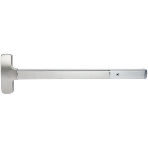 Falcon Lock 25M-EO-US26D-36-RHR Mortise Exit Device, 36in, Exit Only, RHR, Grade 1, Satin Chrome
